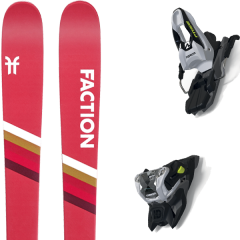 comparer et trouver le meilleur prix du ski Faction Alpin candide 0.5 + free ten id black/white orange sur Sportadvice