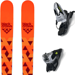 comparer et trouver le meilleur prix du ski Black Crows Alpin magnis + free ten id black/white orange sur Sportadvice