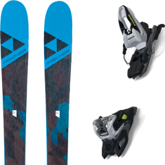 comparer et trouver le meilleur prix du ski Fischer Alpin ranger fr + free ten id black/white noir/bleu sur Sportadvice