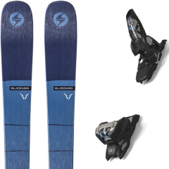 comparer et trouver le meilleur prix du ski Blizzard Alpin bushwacker + griffon 13 id black bleu sur Sportadvice