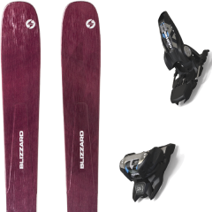comparer et trouver le meilleur prix du ski Blizzard Alpin sheeva 10 + griffon 13 id black violet/bleu sur Sportadvice