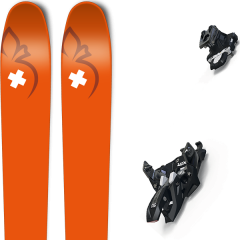 comparer et trouver le meilleur prix du ski Movement Rando vertex 94 + alpinist 9 black/ium orange 2019 sur Sportadvice