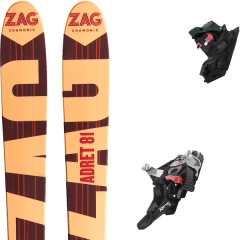 comparer et trouver le meilleur prix du ski Zag Rando adret 81 18 + fritschi xenic 10 marron/orange 2018 sur Sportadvice