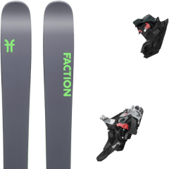 comparer et trouver le meilleur prix du ski Faction Rando agent 2.0 + fritschi xenic 10 gris sur Sportadvice