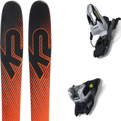 comparer et trouver le meilleur prix du ski K2 Alpin pinnacle 19 + free ten id black/white orange/noir 2019 sur Sportadvice