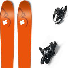 comparer et trouver le meilleur prix du ski Movement Rando vertex 94 + alpinist 9 long travel 105mm black/ium orange sur Sportadvice