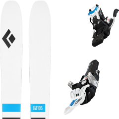 comparer et trouver le meilleur prix du ski Black Diamond Rando helio recon 105 + vipec evo 12 110mm mixte blanc/bleu/noir sur Sportadvice
