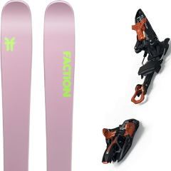 comparer et trouver le meilleur prix du ski Faction Rando agent 2.0 x + kingpin 13 75-100 mm black/cooper rose sur Sportadvice