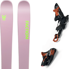 comparer et trouver le meilleur prix du ski Faction Rando agent 2.0 x + kingpin 10 75-100mm black/cooper rose sur Sportadvice