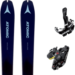 comparer et trouver le meilleur prix du ski Atomic Rando backland wmn 78 dark blue/blue + attacco va.2 7-9 bleu sur Sportadvice