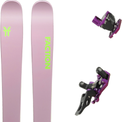 comparer et trouver le meilleur prix du ski Faction Rando agent 2.0 x + guide 7 violet rose sur Sportadvice