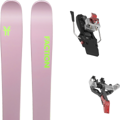 comparer et trouver le meilleur prix du ski Faction Rando agent 2.0 x + atk crest 10 97mm rose sur Sportadvice