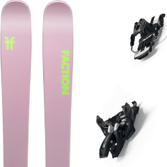 comparer et trouver le meilleur prix du ski Faction Rando agent 2.0 x + alpinist 9 long travel 105mm black/ium rose sur Sportadvice
