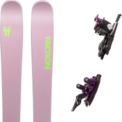 comparer et trouver le meilleur prix du ski Faction Rando agent 2.0 x + summit 7 100 mm rose sur Sportadvice