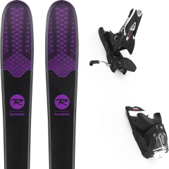 comparer et trouver le meilleur prix du ski Rossignol Alpin spicy 7 + spx 12 gw b90 black noir/violet sur Sportadvice