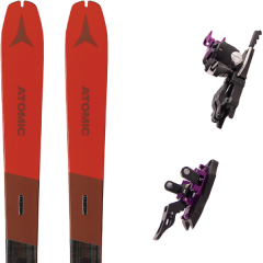 comparer et trouver le meilleur prix du ski Atomic Rando backland 78 red/black + summit 7 100 mm rouge/noir sur Sportadvice