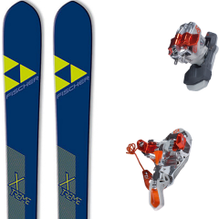 comparer et trouver le meilleur prix du ski Fischer Rando x-treme 82 + ion lt 12 with leash bleu/jaune sur Sportadvice