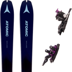 comparer et trouver le meilleur prix du ski Atomic Rando backland wmn 78 dark blue/blue + summit 7 100 mm bleu sur Sportadvice