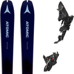 comparer et trouver le meilleur prix du ski Atomic Rando backland wmn 78 dark blue/blue + kingpin mwerks 12 75-100mm blk/red bleu sur Sportadvice