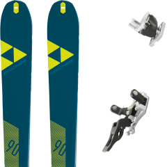 comparer et trouver le meilleur prix du ski Fischer Rando transalp 90 carbon + guide 12 gris bleu/jaune sur Sportadvice