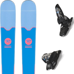comparer et trouver le meilleur prix du ski Rossignol Alpin sassy 7 + griffon 13 id black bleu sur Sportadvice