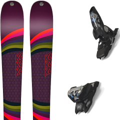 comparer et trouver le meilleur prix du ski K2 Alpin missconduct 19 + griffon 13 id black violet 2019 sur Sportadvice