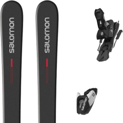 comparer et trouver le meilleur prix du ski Salomon Alpin tnt black/grey/white + l7 gw n black/white b80 noir sur Sportadvice