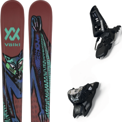 comparer et trouver le meilleur prix du ski Völkl Alpin  bash 81 + squire 11 id black marron/multicolore sur Sportadvice