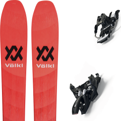 comparer et trouver le meilleur prix du ski Völkl Rando  rise beyond 98 + alpinist 9 long travel 105mm black/ium rouge/noir sur Sportadvice