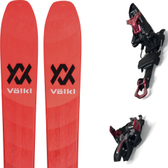 comparer et trouver le meilleur prix du ski Völkl Rando  rise beyond 98 + kingpin 10 75-100mm black/red rouge/noir sur Sportadvice