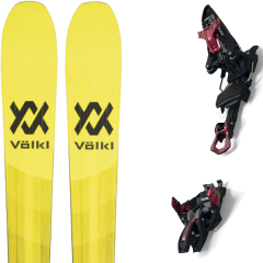 comparer et trouver le meilleur prix du ski Völkl Rando  rise up 82 + kingpin 10 75-100mm black/red jaune/noir sur Sportadvice