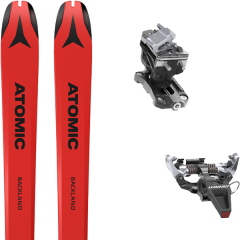 comparer et trouver le meilleur prix du ski Atomic Rando backland 65 ul + speed radical silver rouge sur Sportadvice