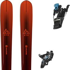 comparer et trouver le meilleur prix du ski Salomon Rando mtn explore 88 red/black + mtn tour black/blue g90 rouge sur Sportadvice