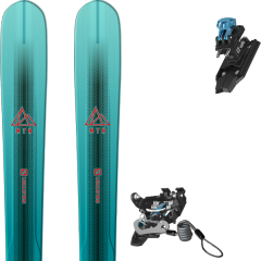 comparer et trouver le meilleur prix du ski Salomon Rando mtn explore 88 w bl/tq + mtn pure black/blue sur Sportadvice