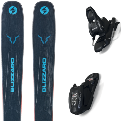 comparer et trouver le meilleur prix du ski Blizzard Alpin rustler team + free 7 95mm black bleu sur Sportadvice