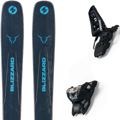 comparer et trouver le meilleur prix du ski Blizzard Alpin rustler team + squire 11 id black bleu sur Sportadvice