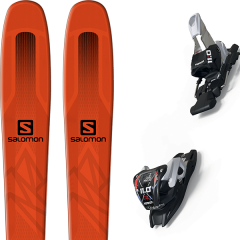 comparer et trouver le meilleur prix du ski Salomon Alpin qst 85 orange/black 19 + 11.0 tp black orange/noir 2019 sur Sportadvice