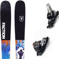 comparer et trouver le meilleur prix du ski Faction Alpin prodigy 1.0 x + 11.0 tp black bleu/noir/multicolore sur Sportadvice