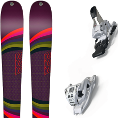 comparer et trouver le meilleur prix du ski K2 Alpin missconduct + 11.0 tp white violet sur Sportadvice