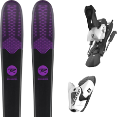 comparer et trouver le meilleur prix du ski Rossignol Alpin spicy 7 + z12 b100 white/black noir/violet sur Sportadvice