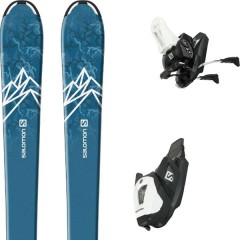 comparer et trouver le meilleur prix du ski Salomon Alpin qst max m + e l6 gw black/white j2 80 bleu sur Sportadvice
