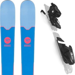 comparer et trouver le meilleur prix du ski Rossignol Alpin sassy 7 + xpress w 10 b83 blk sparkle 19 bleu 2019 sur Sportadvice