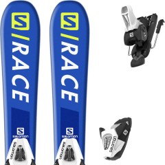 comparer et trouver le meilleur prix du ski Salomon Alpin s/race xs + c5 gw black/white j75 bleu sur Sportadvice