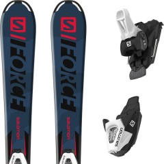 comparer et trouver le meilleur prix du ski Salomon Alpin l s/force m black/bl/re+ c5 gw j2 bleu sur Sportadvice