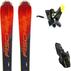 comparer et trouver le meilleur prix du ski Fischer Alpin rc4 the curv pro + fj7 gw ac slr rouge/noir sur Sportadvice