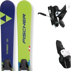 comparer et trouver le meilleur prix du ski Fischer Alpin stunner + fj7 gw ac jr. rail bleu/vert sur Sportadvice