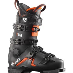 comparer et trouver le meilleur prix du ski Salomon S/max 100 black/orange/wh taille 26/26.5 sur Sportadvice