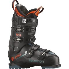 comparer et trouver le meilleur prix du ski Salomon X pro 120 black/blue/orange taille 25/25.5 2019 sur Sportadvice