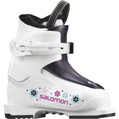 comparer et trouver le meilleur prix du chaussure de ski Salomon T1 girly white/rose violet taille 15 sur Sportadvice