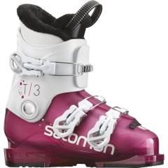 comparer et trouver le meilleur prix du ski Salomon T3 rt girly pink/wh rose/blanc taille 25/25.5 sur Sportadvice